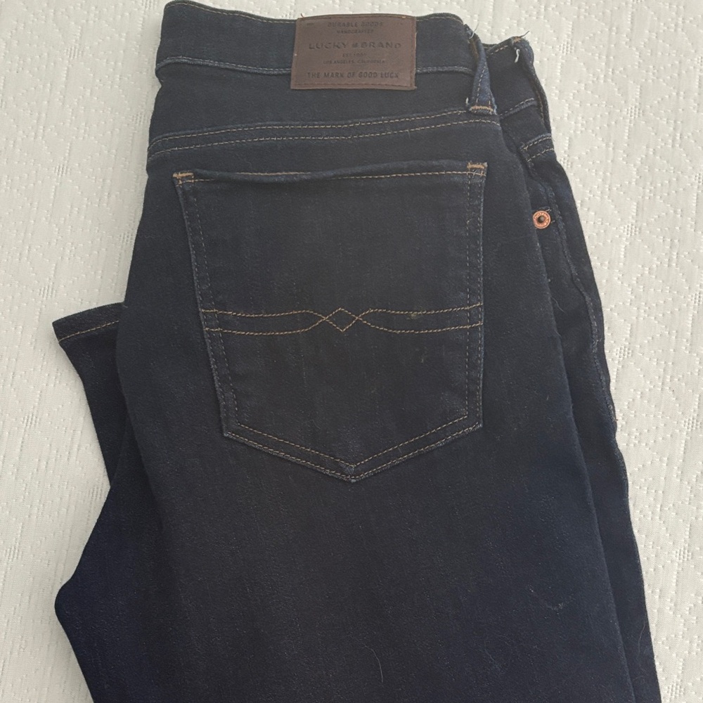 Lucky Brand Womens Jeans in Dark Indigo